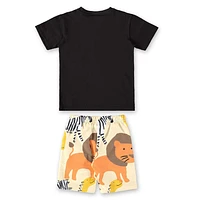 Ensemble 2 Pièces Imprimé Safari 2-8ans