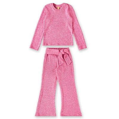 Ribbed Jersey Two Pieces Set 2-8y