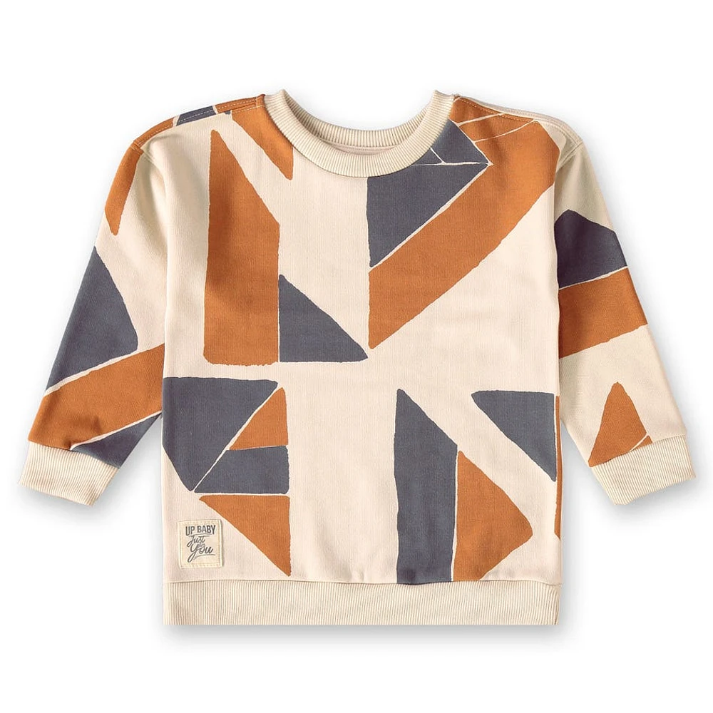 Ensemble Deux Pièces Sweat Géométrique 2-8ans