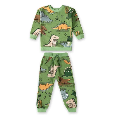 Ensemble Deux Pièces Sweat Dinos 2-8ans