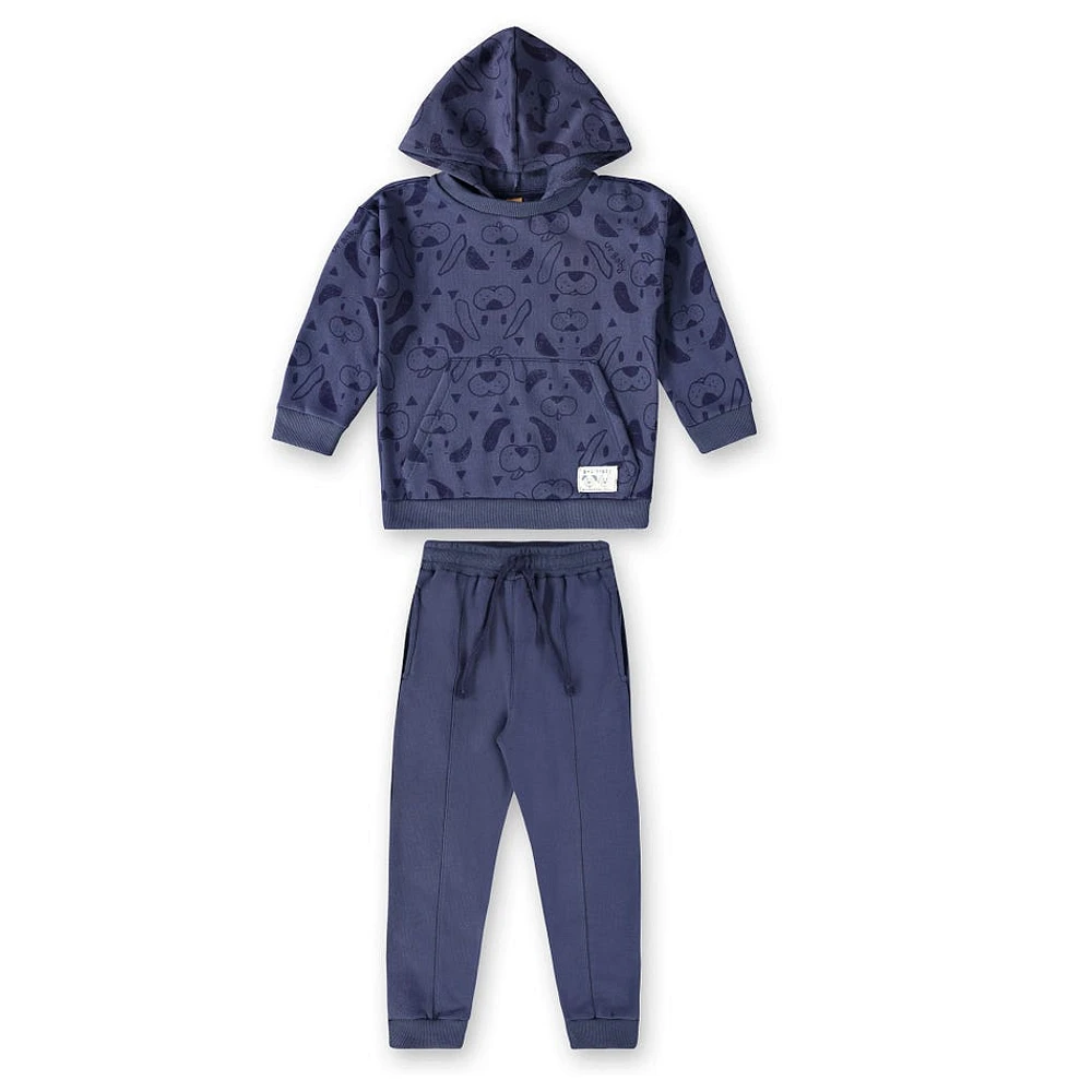 Dogs Two Pieces Sweat Set 2-8y