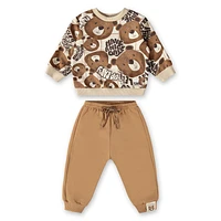 Teddy Bear Sweat Two Pieces Set 3-24m