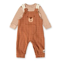 TeddyBear Overall Two Pieces Set 3-24m