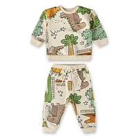 Dinos Sweat Two Pieces Set 3-18m