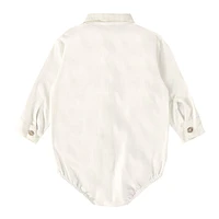 White Shirt Bodysuit 3-24m