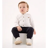 White Shirt Bodysuit 3-24m