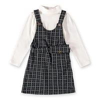 Pinafore Dress Two Pieces Set 2-8y