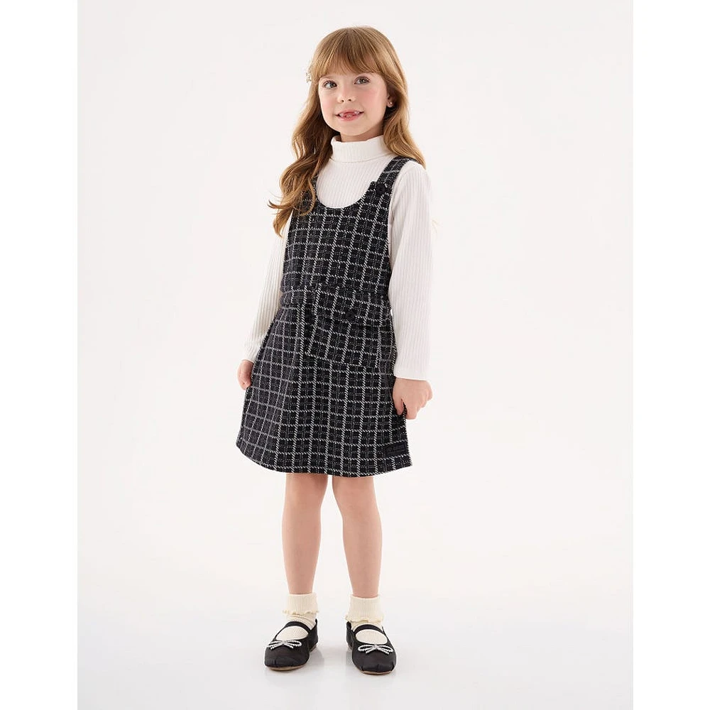 Ensemble Deux Pièces Robe Chasuble 2-8ans