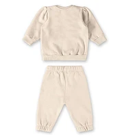 Teddy Bear Sweat Two Pieces Set 3-24m