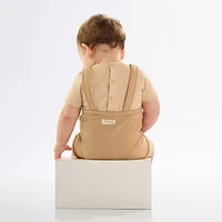 Beige Two Pieces Overall Set 3-24m