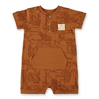 Croco Romper 3-24m