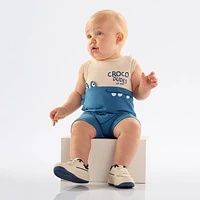 Croco Dudes Romper 3-24m