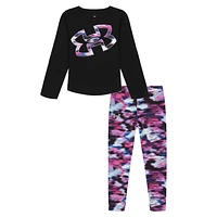 Ensemble Legging Ikat Glitch 2-4ans