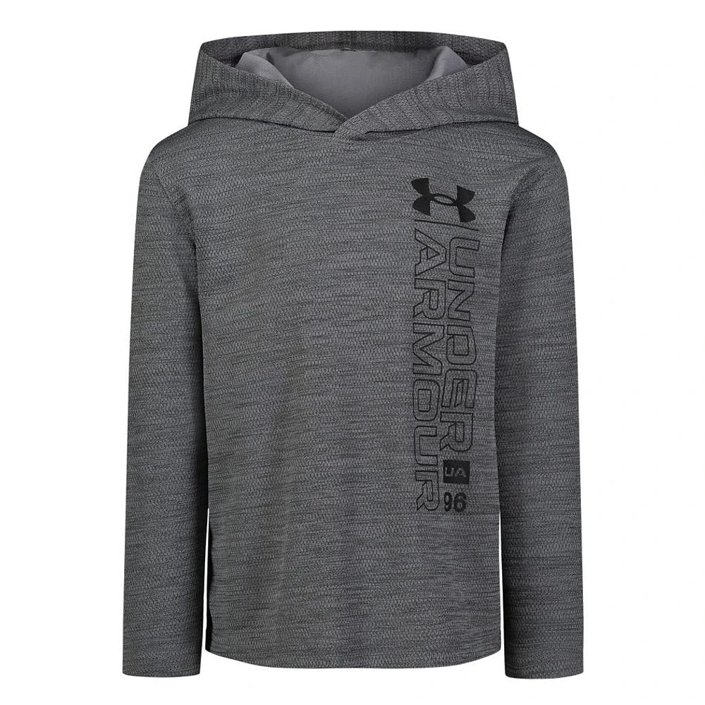 Wordmark Twist Mesh Hoodie