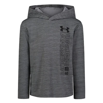 Wordmark Twist Mesh Hoodie