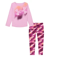 Printed Long Sleeves Legging Set 4-6x