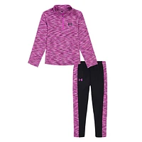 UA Twisted 1/4 Zip Set 2-4y