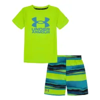 Serenity Stripe Swim Set 4-7y