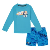 Ridge Dye Long Sleeves Swim Set 2-4y