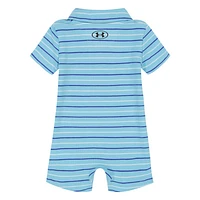 Stripe Polo Shortall 0-12m