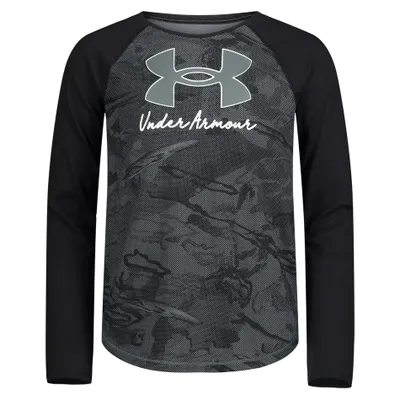 UA Halftone Reaper Raglan Long Sleeves 8-16y