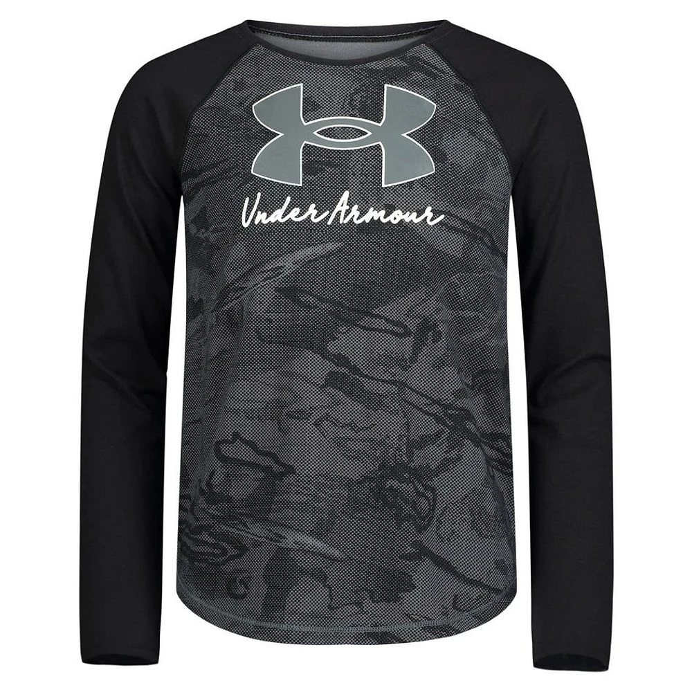 UA Halftone Reaper Raglan Long Sleeves 8-16y