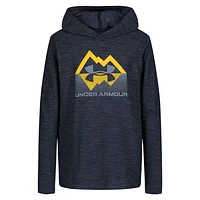 UA Stature Logo Hoodie Navy