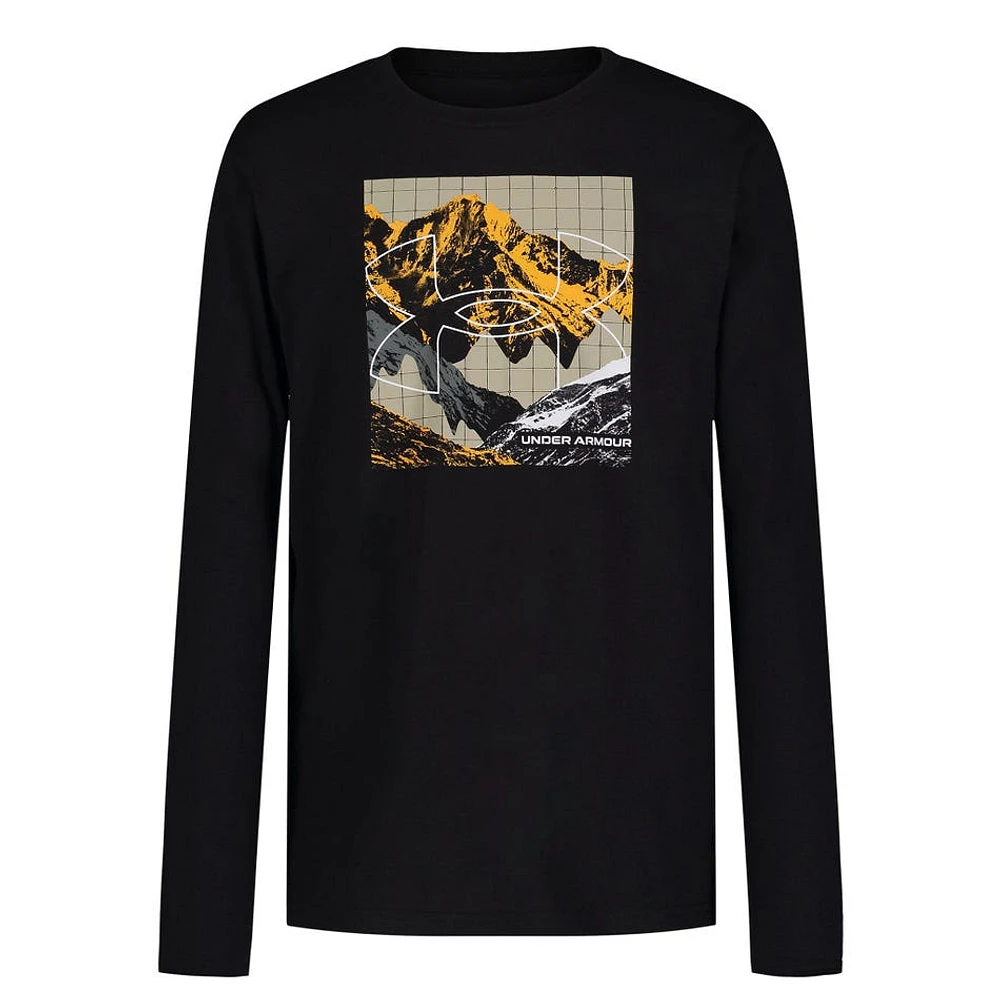 UA mT Mix Logo Long Sleeves Black