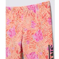 Rose Camo Print Legging Short