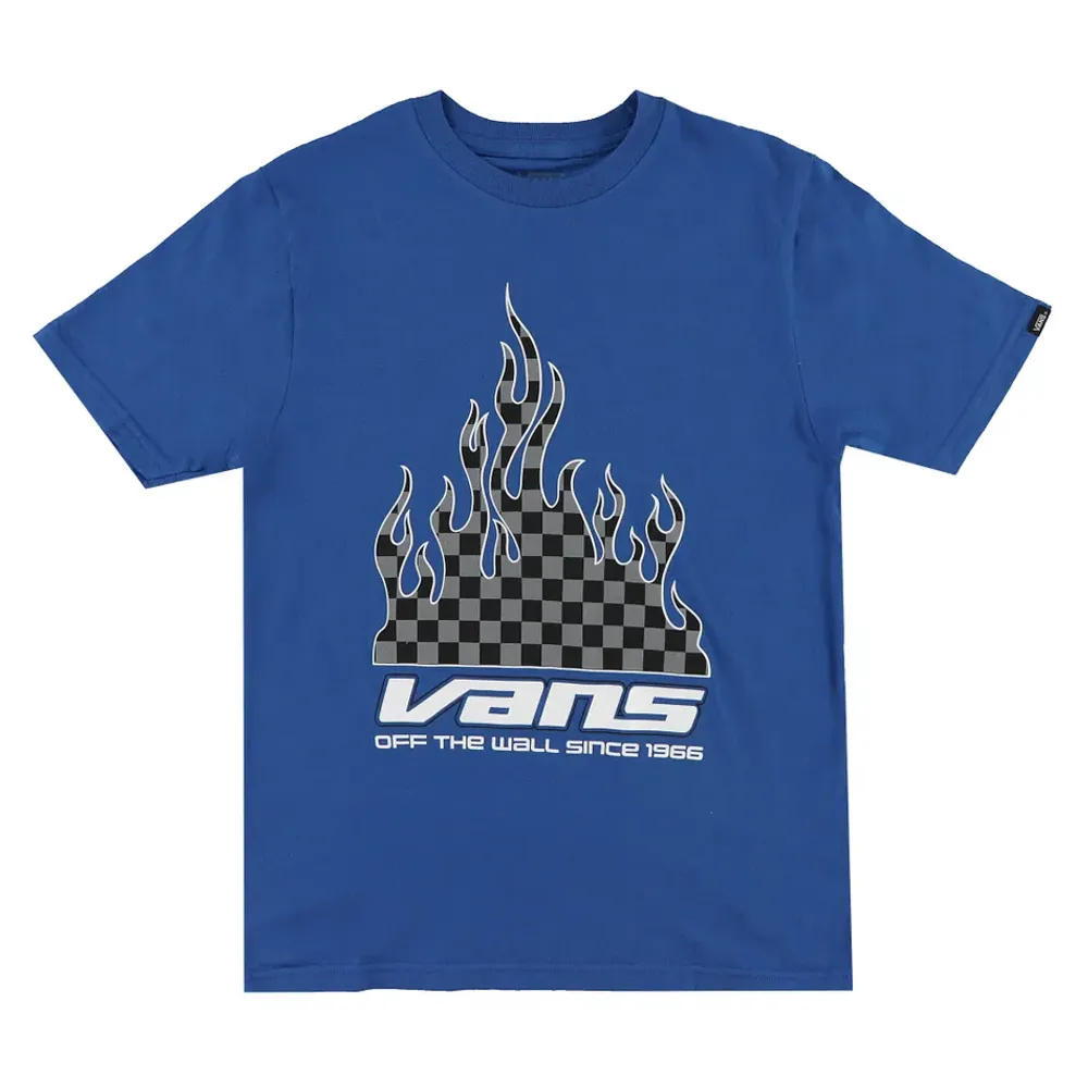 Checkerboard Flame T-Shirt 8-16y