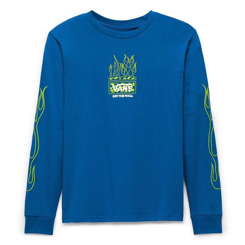 T-Shirt Manches Longues Neon Flames 7-16ans