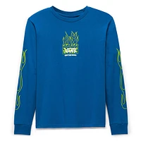 T-Shirt Manches Longues Neon Flames 7-16ans