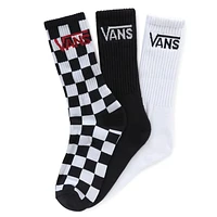 Classic Crew 3-pack Socks Sizes