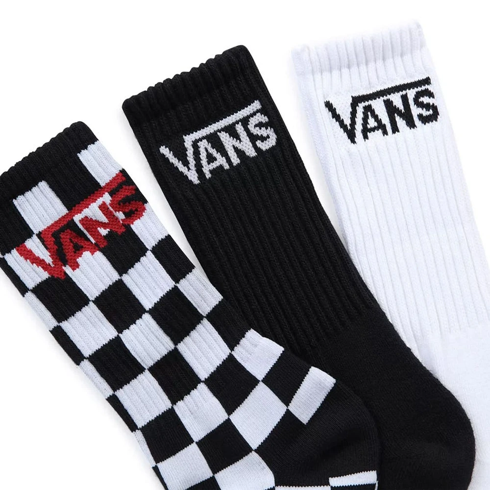 Bas Paquet de 3 Classic Crew Pointures 10-13.5
