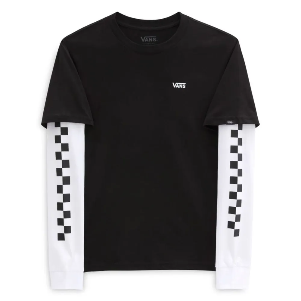 Long Check Twofer T-shirt 8-16y