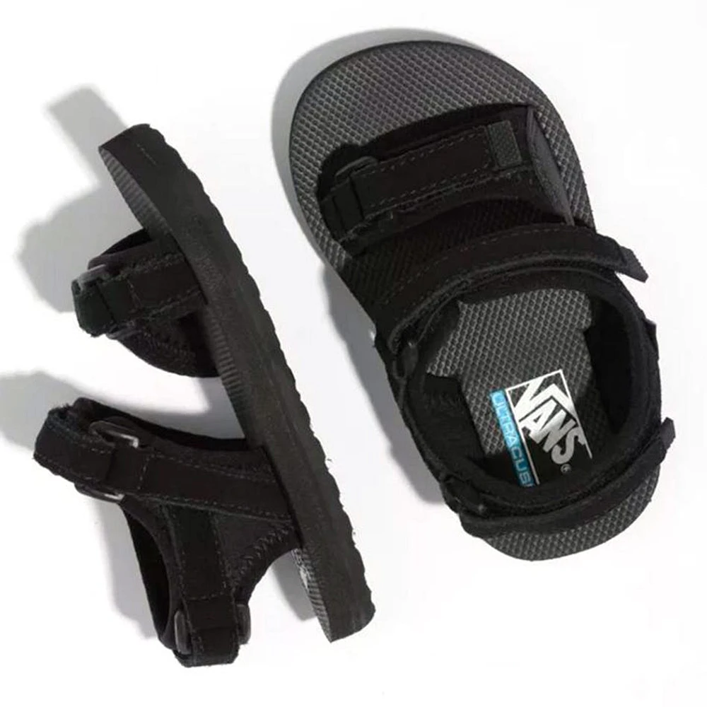 Tri-Lock Black Sandals Sizes 3-10