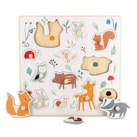 Forest Animals Peg Puzzle