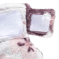 Flowers Plush Bootie 3-12m