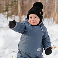 Black Knit Hat 0-24m