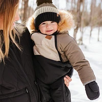 Khaki Knit Hat 0-24m