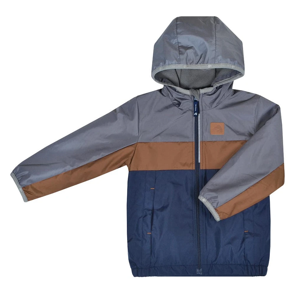 Manteau Mi-Saison Colorblock 3-6ans