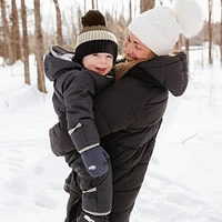 Black One Piece Snowsuit 9-24m