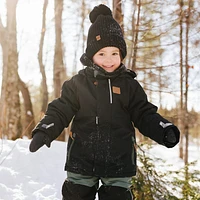 Black Two Piecess Snowsuits 2-6y