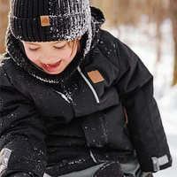 Black Two Piecess Snowsuits 2-6y