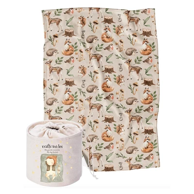 Minky Big Blanket - In the forest