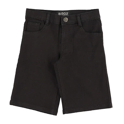 Short Denim Noir Large 10-16ans