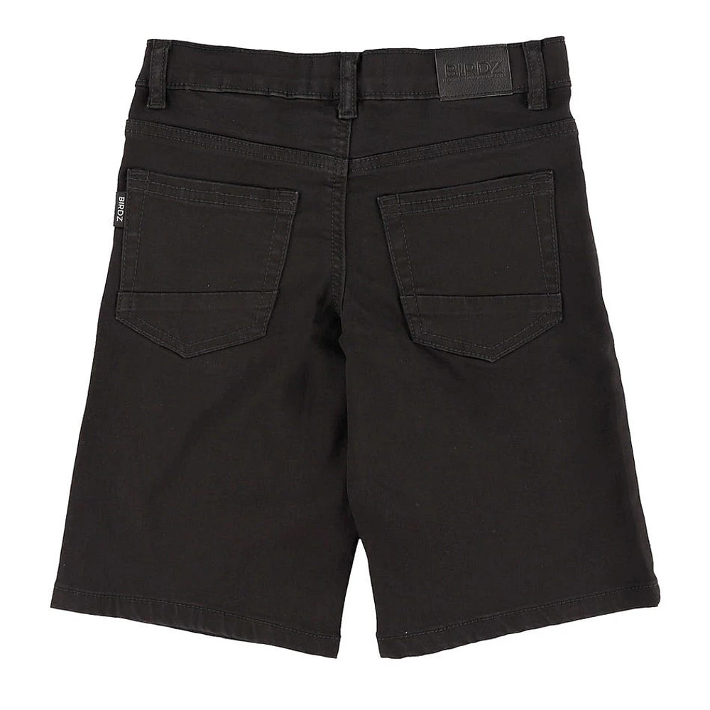 Short Denim Noir Large 10-16ans