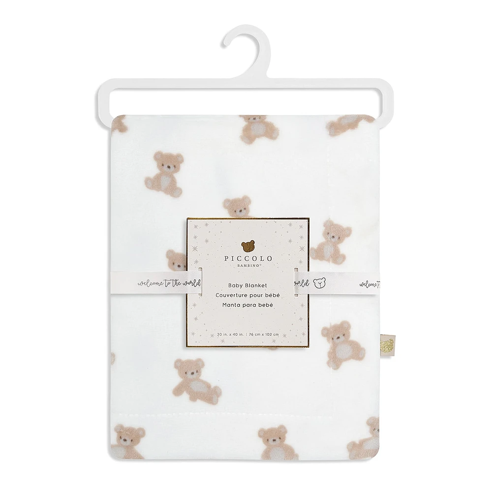 Couverture Peluche Ours