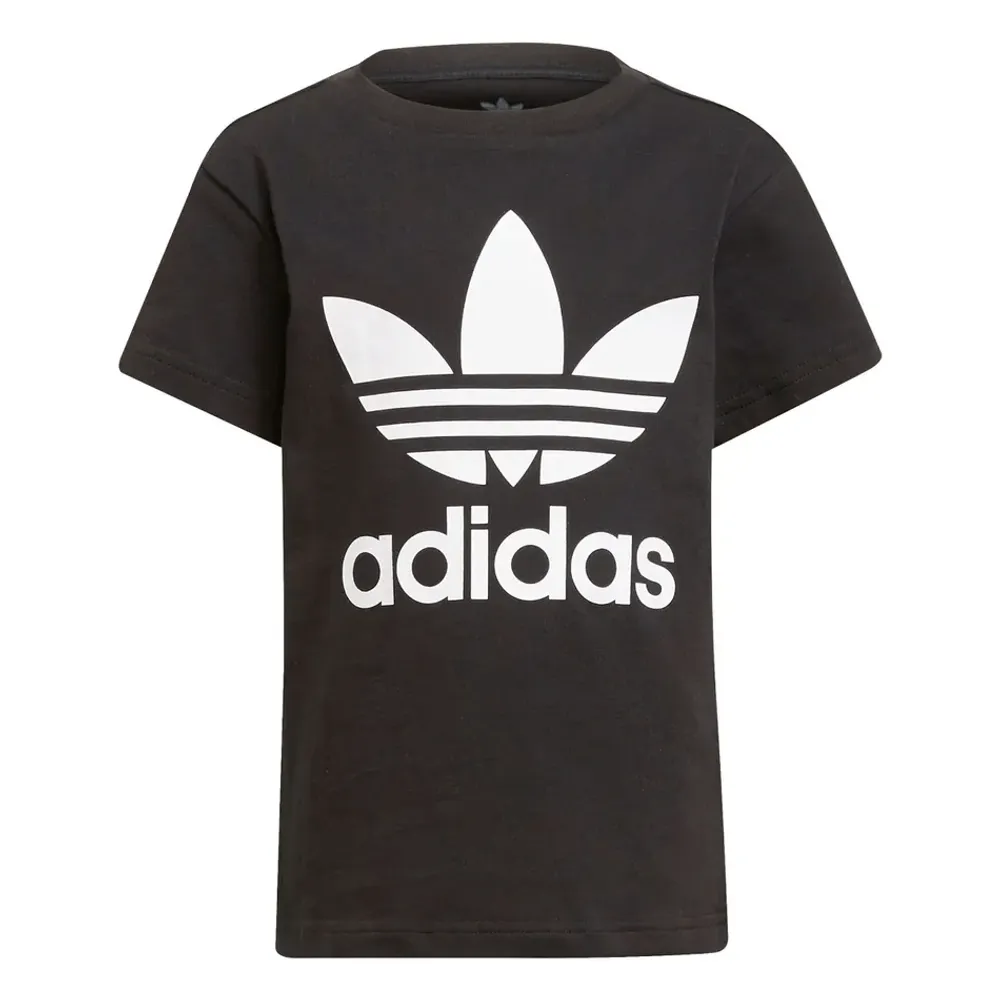 Trefoil T-Shirt Black 4-7y