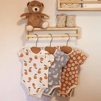 Boho 3-Pack Bodysuits 0-30m